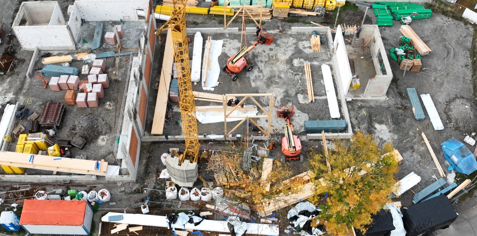 Aktueller Baufortschritt an unserem neuen Standort in Sulzdorf am 13. Oktober 2026